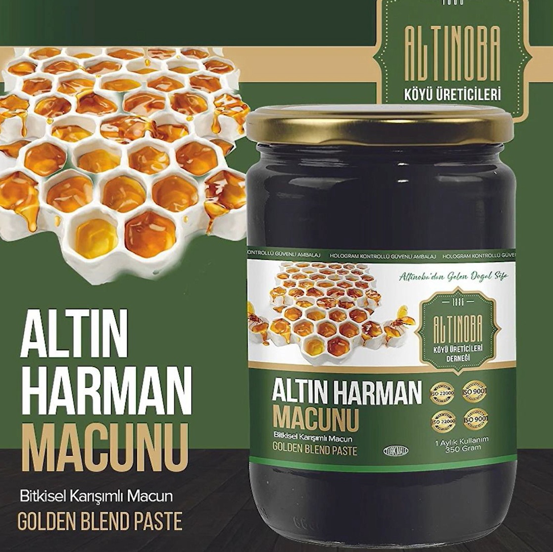 Altın Harman Macunu kavanozu